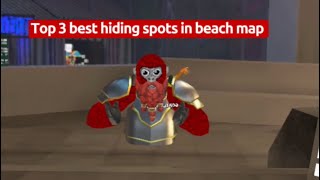 Top 3 best hiding spots in beach map
