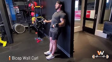 Bicep Wall Curl