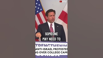 DeSantis Slams Anti-Israel Protesters! #ShareYourThoughts #DeSantis #ProPalestine