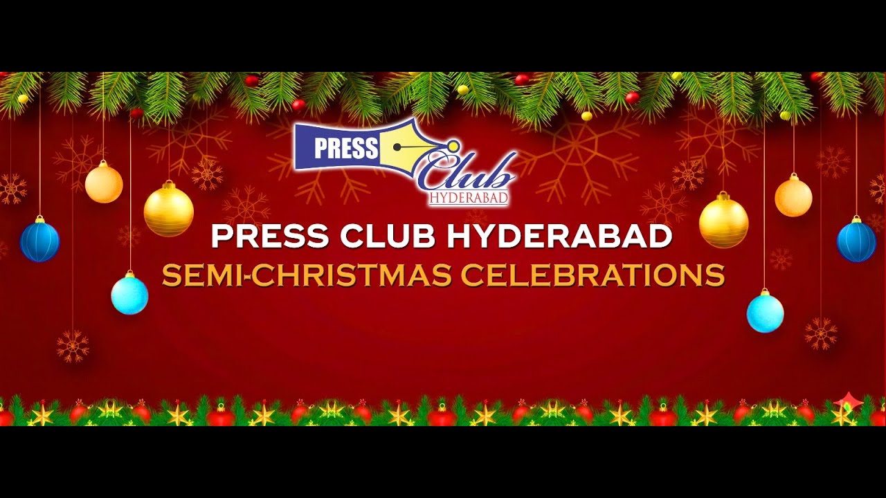 Semi - Christmas Celebrations in PRESS CLUB HYDERABAD