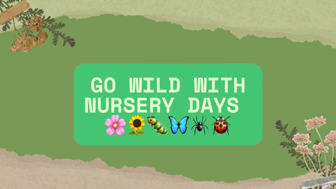Nursery Days - Go Wild with Nursery Days 🌻🐝🦇🐛