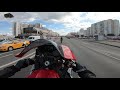 Старт со светофора на мото Yamaha R1 vs Ducati Panigale