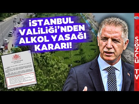 İstanbul'da Açık Alanda Alkol Yasak mı? Valilikten İçki Yasağı Kararı