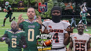     🚨 Statement Victory or Season Over? SF Lions 🦁 vs Florida Rhinos 🦏 | UFLX Playoffs 2026