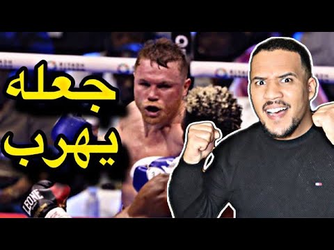 الوحش كانيلو آلفارير يجعل خصمه يفر من شدة القوة من التالي