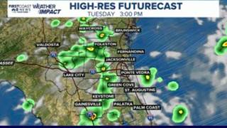 Details Tracking onshore showers Tuesday, 9/15 Guide