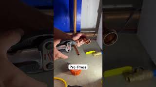 Plumbing Has Never Been EASIER! Milwaukee Pro-Press Tool #diy #construction #tools