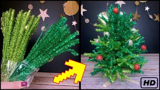 Easy DIY Chenille Christmas 🎄Tree !!