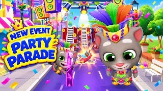 Talking Tom Gold Run ~ Party Parade Event Walkthrough & New Update Features!  screenshot 1