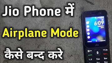 Jio Phone Me Airplane Mode Kaise Hataye | How To Off Airplane Mode In Jio Phone