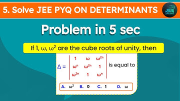 Solve JEE PYQ on Determinants in 5 sec | JEE Tricks | JEE sprint | Arvind Suthar #shorts