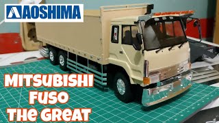 Begini Jadinya Modelkit Truk Merk Aoshima Skala 1/32