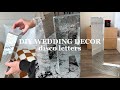DIY WEDDING DECOR: disco letters for weddings, birthdays, bachelorettes