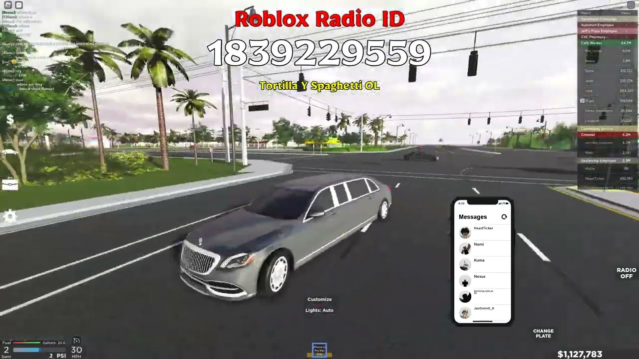 Spaghetti Roblox Radio Codes IDs YouTube 