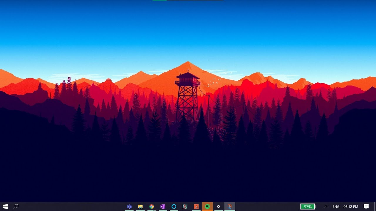 Make your laptop homescreen look clean and neat without using any 3rd ...