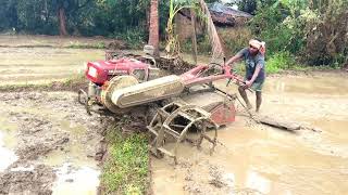 Pawer tiller se jootai kaise karen | Power Tiller se Dhan Khet Mein Jutai kaise karen |  desi farmer