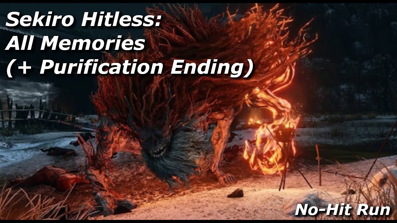 Sekiro Hitless, All Memories (+ Purification Ending) - Sekiro: Shadows Die Twice