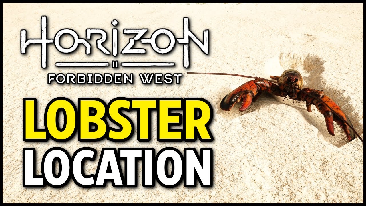 Where to Find Lobster Horizon Forbidden West (Lobster Location) YouTube