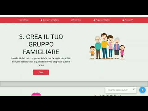 Portale Iscrizioni - Tutorial come effettuare la registrazione e l'iscrizione all'attività