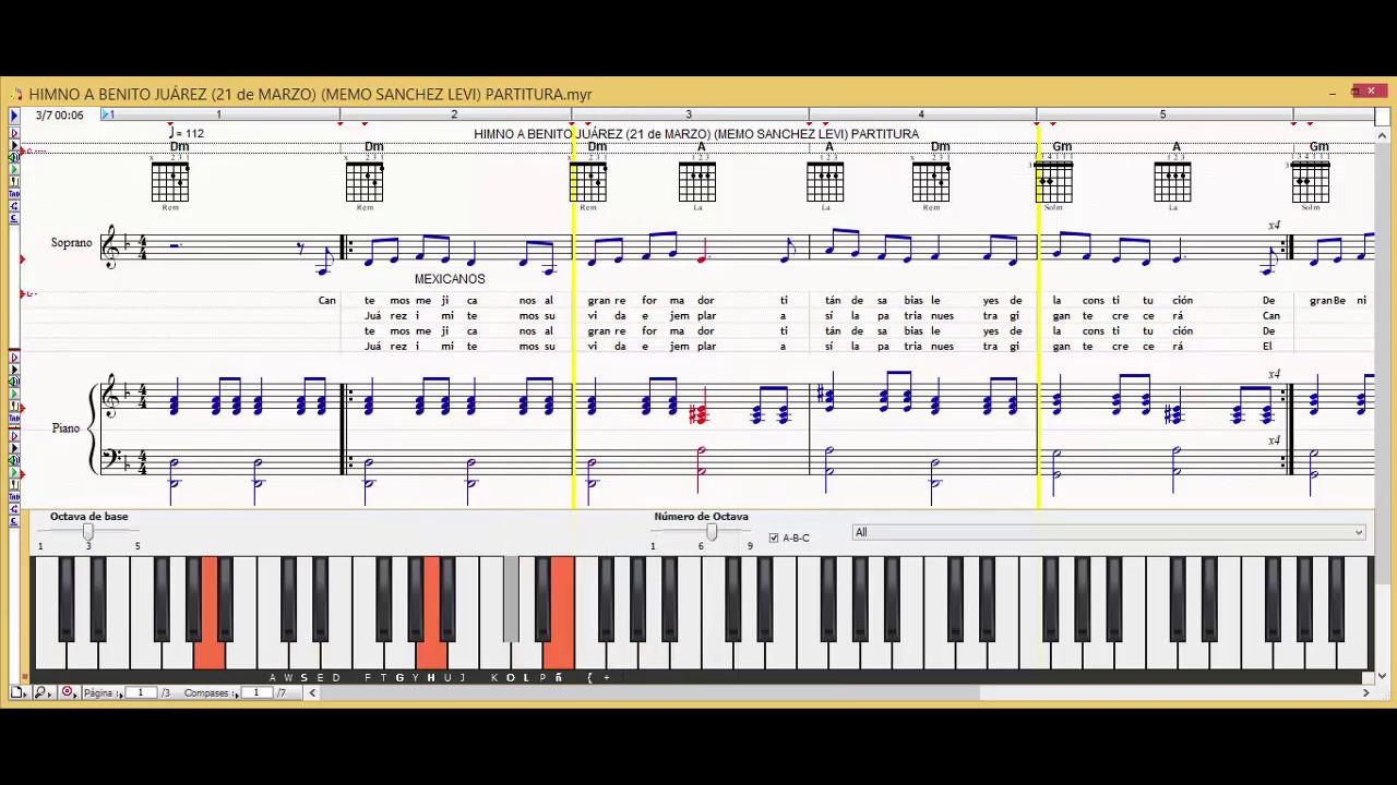 Letra De La Cancion Himno A Juarez