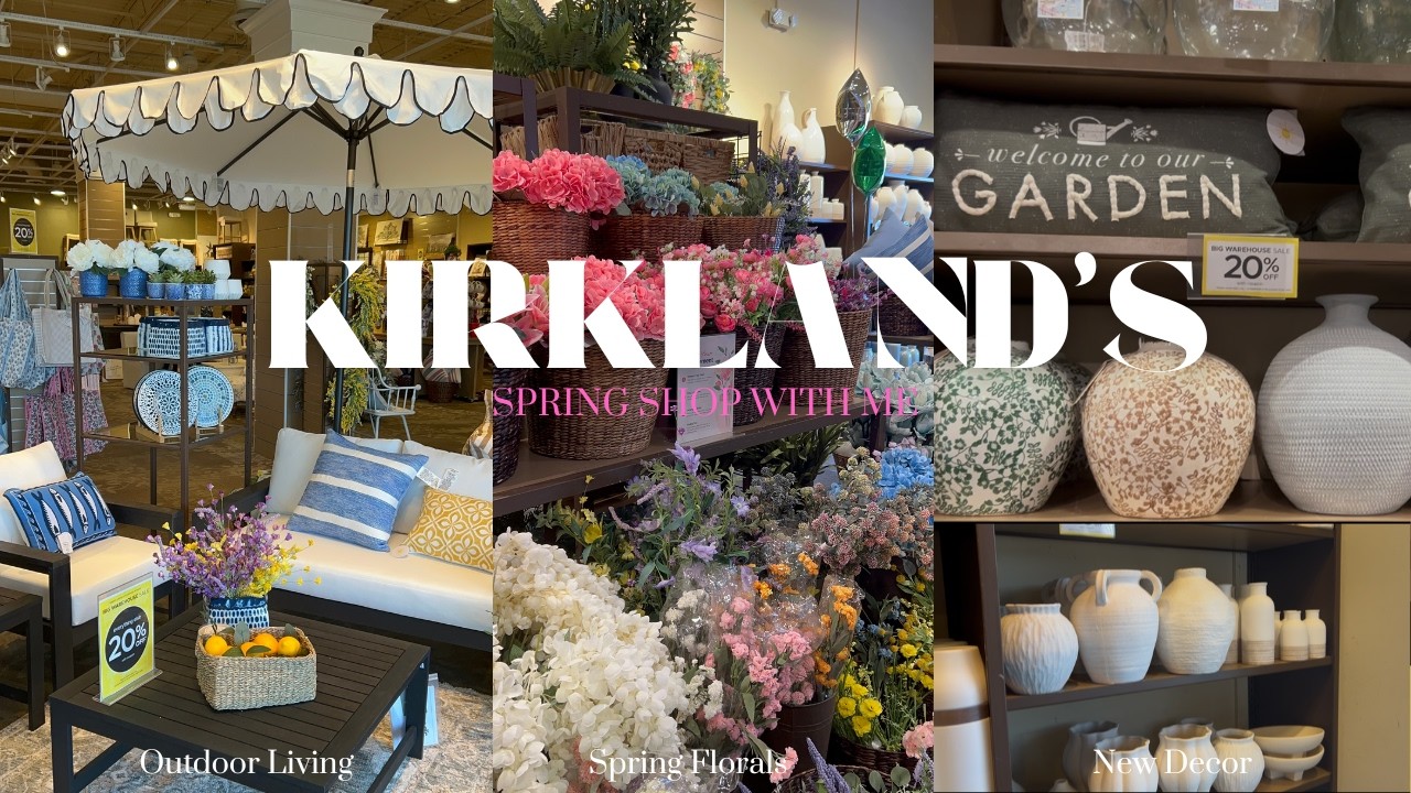 Spring Store Youtube *NEW* KIRKLANDS SPRING SHOP WITH ME! SPRING & SUMMER HOME DECOR FINDS ...