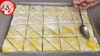 EN KOLAY BAKLAVA YAPMA YÖNTEMİ BUDUR4 BEZE İLE 1 TEPSİ BAKLAVA YAPALIM