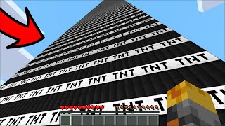 Minecraft DON'T TOUCH THE TNT WALL OF EXPLOSIVES MOD / BEWARE OF TNTS!! Minecraft Mods