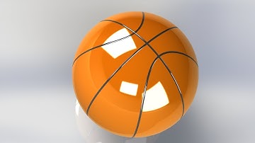 「DESIGN 129」 How to draw basketball | Solidworks tutorial