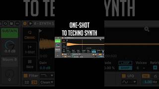 One-Shot To Techno Synth #abletonlive #sounddesign #technotutorial