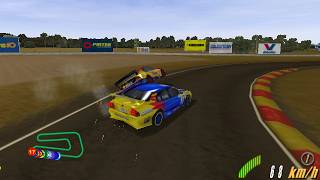 Dick Johnson V8 Challenge PC Intro & Gameplay (D3D mode)