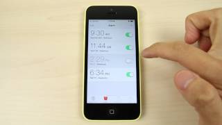 How To Set The Alarm On Apple Iphone 5c