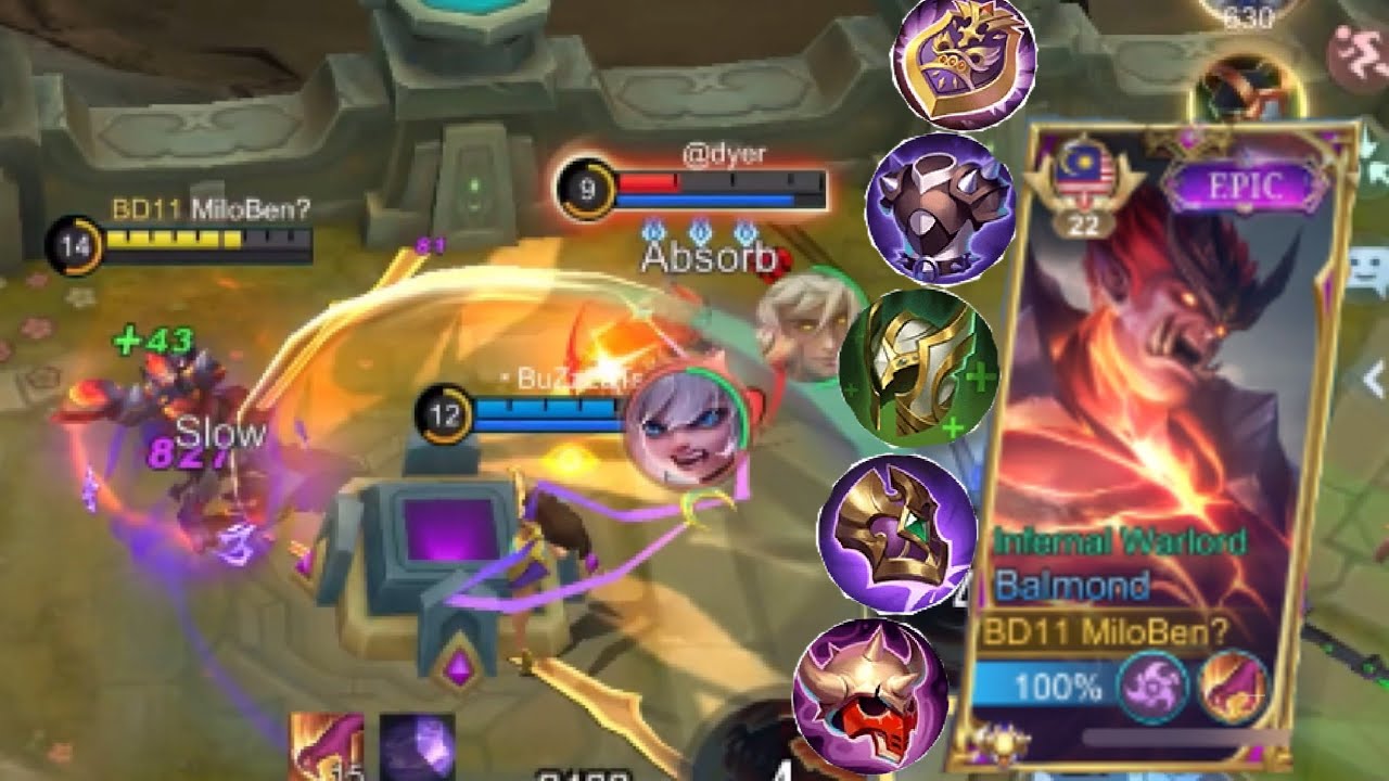 Balmond Aggresive Gameplay 🔥 | Balmond Full Build Tanker Hyper 2023 ~ mlbb