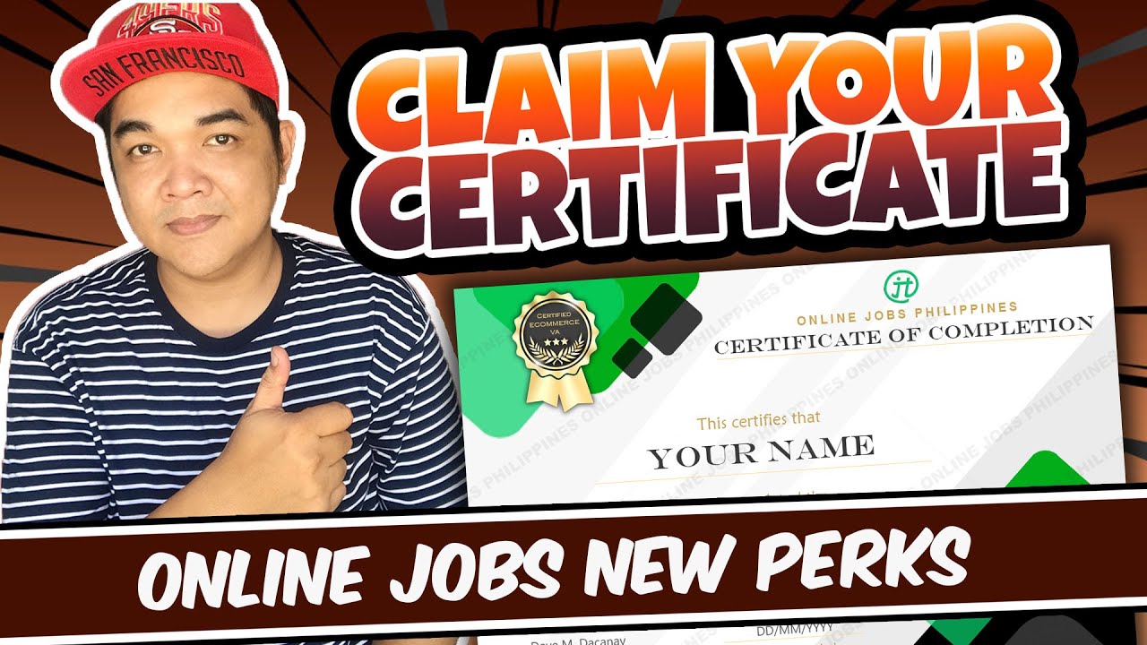 Certificate Of Completion Online Jobs At Home For Beginners Work From ...