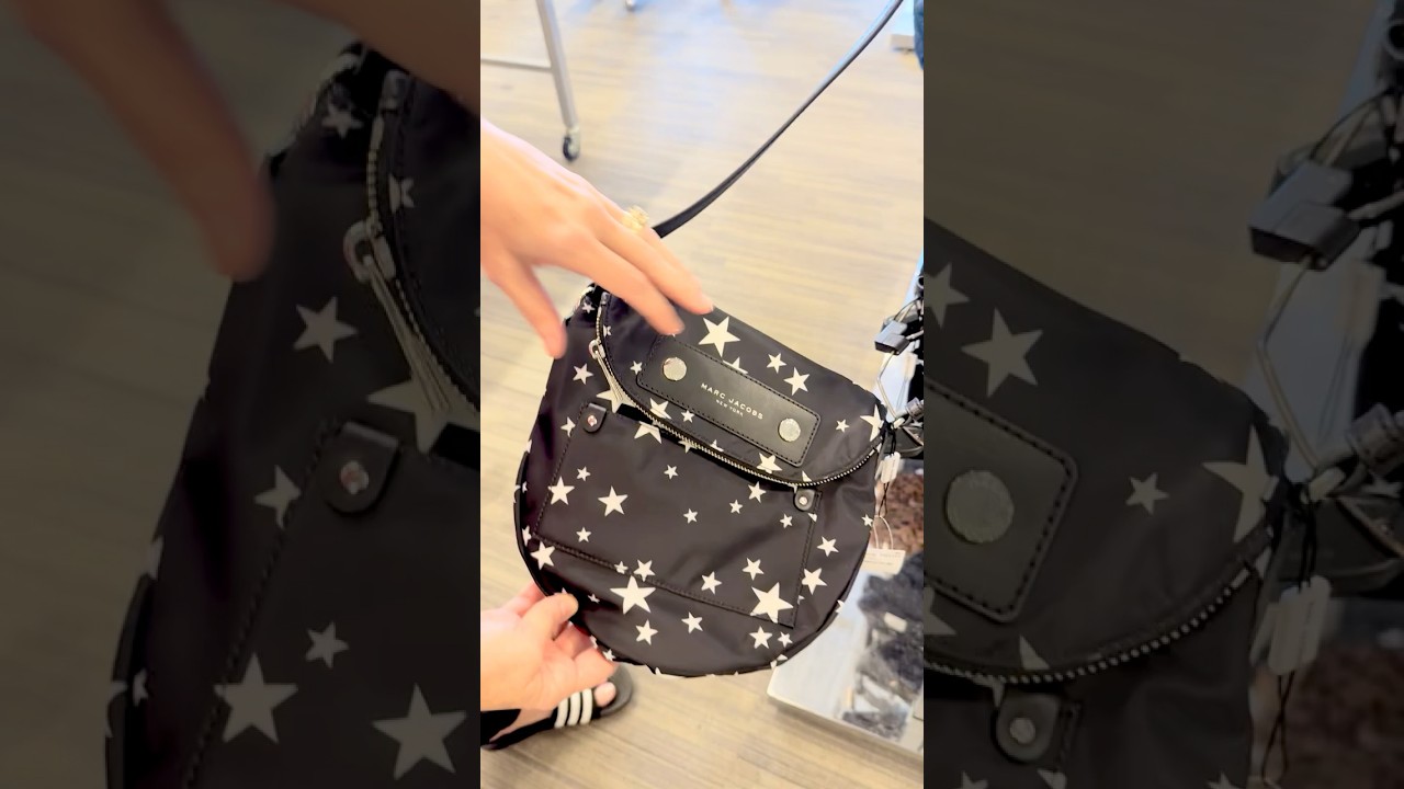 On Sale, 50% Off, Marc Jacobs Nylon Messenger Bag: Star Print and 6 Plain Colors