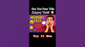 Can You Pass 🤯🔥 This Super Fast Memory Test?  Try It Now! #MemoryTest #BrainQuiz #SmartMind
