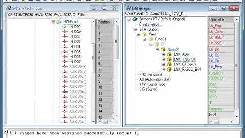 SICAM Toolbox II Workflow step 03 Assignments