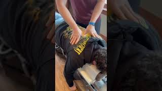 Surprising Back Adjustment With Big Crack