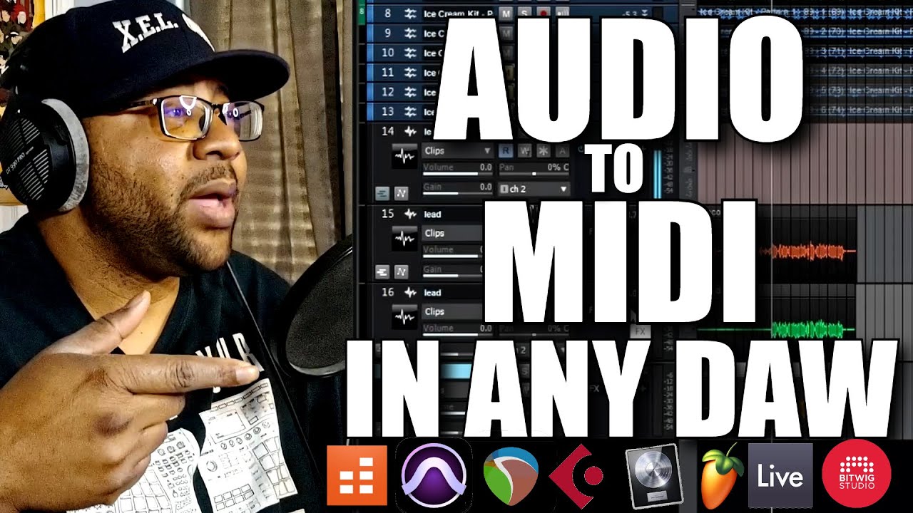 Audio To Midi In Any DAW for Free - YouTube