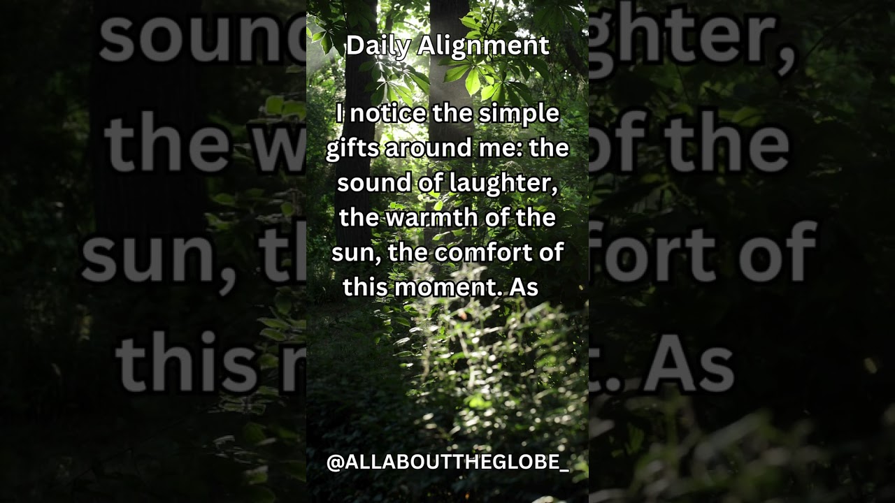 ✨ Daily Alignment – Rising with Appreciation