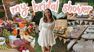my bridal shower ♡  preparation/set up + vlog