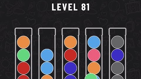 Ball Sort Puzzle Level 81 #ballsortpuzzle #ballsortpuzzlegameplay #puzzlegame #mobilegames