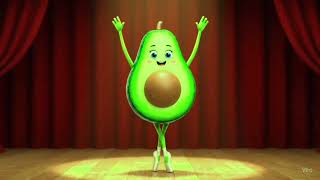 Low-Pitched Ballerina Avocado Singing And Dancing
