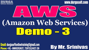 AWS (Amazon Web Services) tutorials || Demo - 3 || by Mr. Srinivas On 02-11-2022 @10AM IST