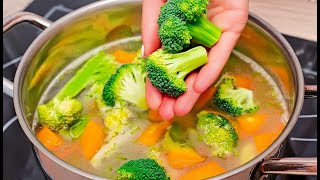 This soup is very tasty; I make it almost daily! Great broccoli soup recipe! by Rezept zeit 2,408 views 1 month ago 9 minutes, 48 seconds