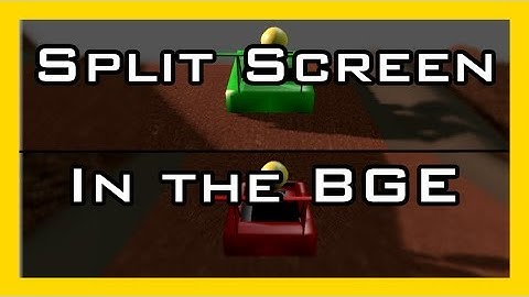 How to add split screen in the BGE [2.69]