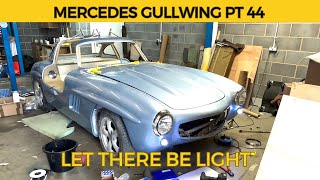 we're getting closer to finishing the mercedes gullwing 300sl
