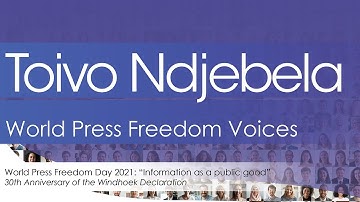 "The Windhoek Declaration: a movement for democracy to thrive globally" - Toivo Ndjebela