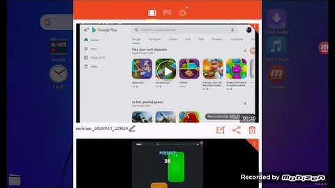How to put music on a Video using mobizen ☺