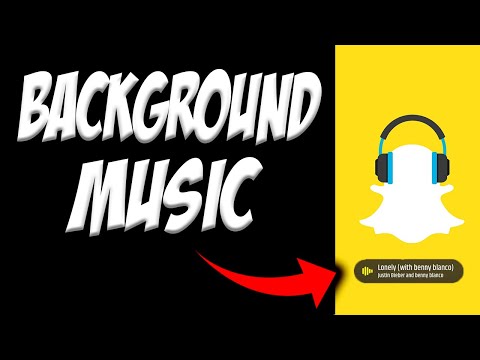How To Add Background Song On Snapchat 👻| Create Snap With A Song | Snapchat Music Update