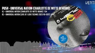 PUSH - UNIVERSAL NATION (CHARLOTTE DE WITTE REWORK) LTD 1000 copies [BLUE] (BCV2024046BLUE)